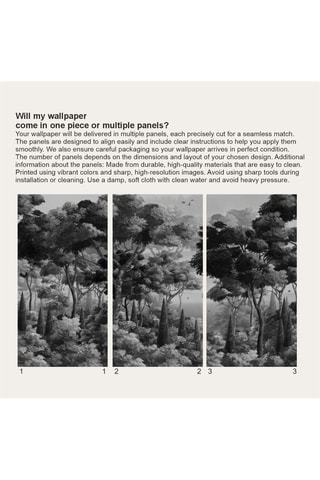 Papier peint - 300 x 270 cm