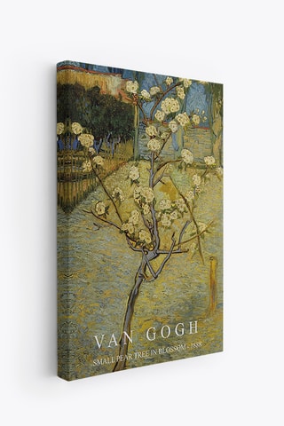 3 tableaux ’’Poirier en fleurs’’, ‘’Ferme en Provence’’ et ‘’Le Champ de blé vert avec cyprès’’ Van Gogh - 70 x 100 cm