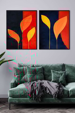 2 tableaux  - 50 x 70 cm
