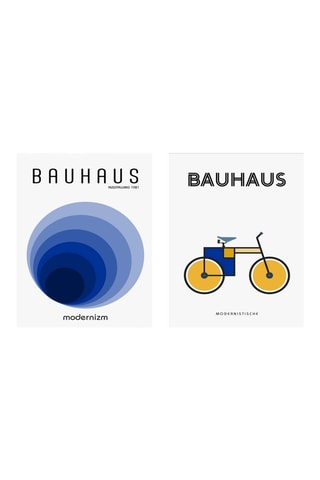 2 tableaux Bauhaus - 40 x 50 cm