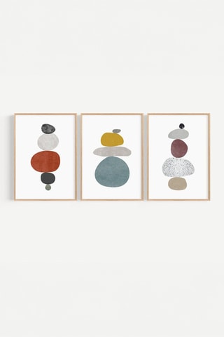 3 tableaux - 33 x 48 cm