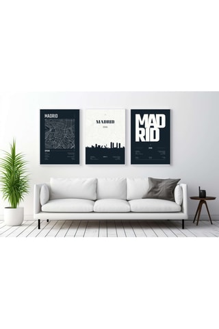 3 tableaux - 30 x 40 cm