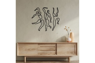 3 décorations murales Famiglia - Noir