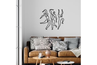 3 décorations murales Famiglia - Noir