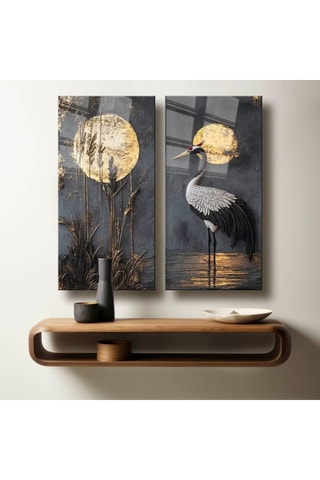 Dittico in vetro temprato - 73 x 70 cm