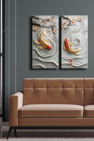 Dittico in vetro temprato - 73 x 70 cm