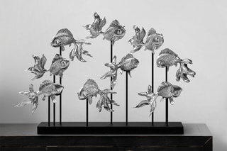 Sculpture Fish Argenté