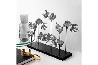 Sculpture Fish Argenté