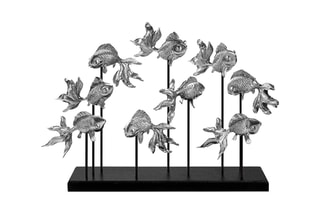 Sculpture Fish Argenté