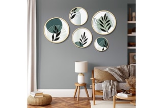 5 tableaux en bois massif Yats