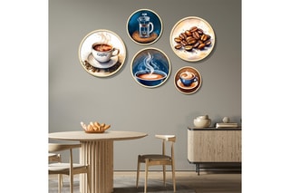 5 tableaux en bois massif Yats