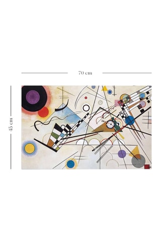 Quadro "Composition 8" - Vassily Kandinsky - 45 x 70 cm