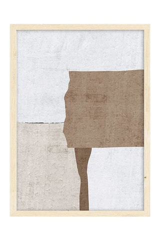 3 tableaux en bois massif - 70 x 100 cm