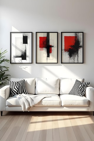 3 tableaux - 50 x 70 cm