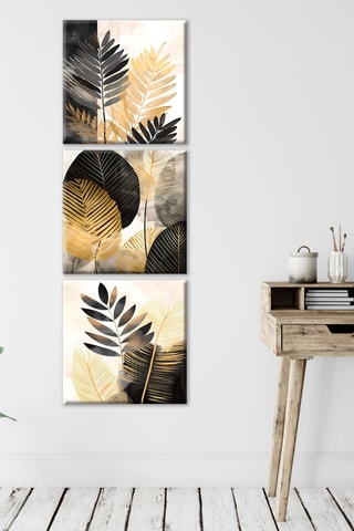 3 tableaux - 30 x 30 cm