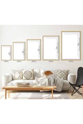 3 tableaux en verre trempé - 30 x 40 cm