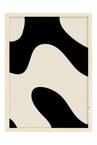 Triptyque en bois - Noir - 50 x 70 cm