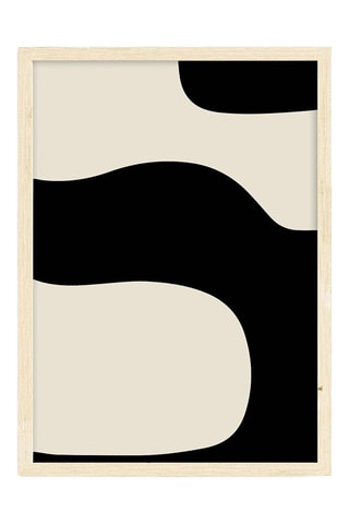 Triptyque en bois - Noir - 50 x 70 cm