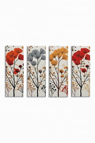 4 tableaux - 30 x 90 cm