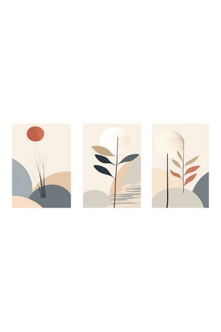 3 tableaux - 30 x 40 cm