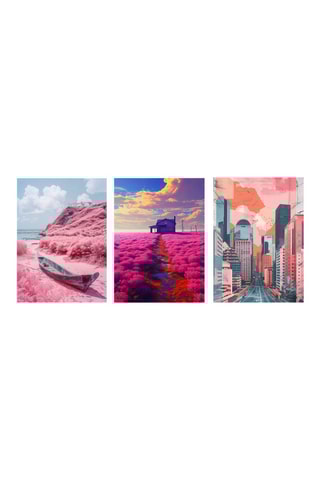 3 tableaux - 40 x 50 cm