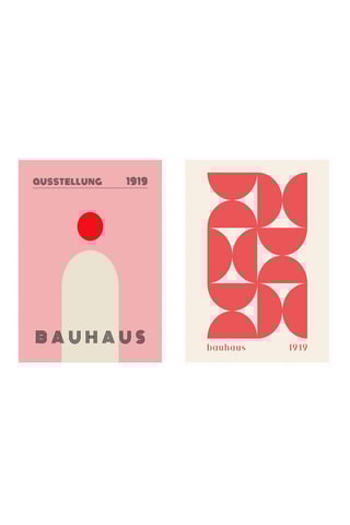 2 tableaux Bauhaus - 50 x 70 cm