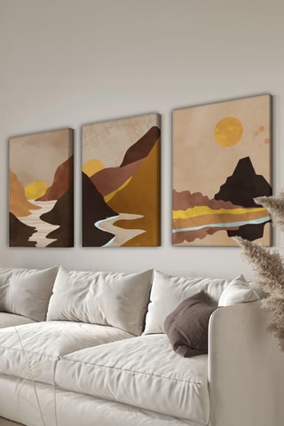 3 tableaux - 40 x 60 cm