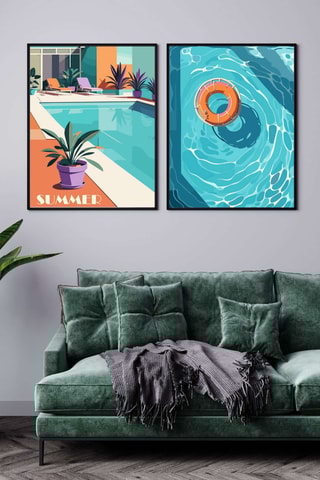 2 tableaux - 50 x 70 cm