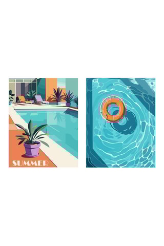 2 tableaux - 50 x 70 cm