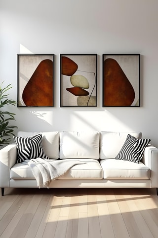 3 tableaux - 50 x 70 cm