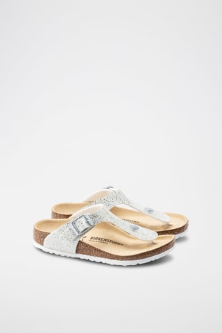 Sandales pailletées Gizeh - Blanc