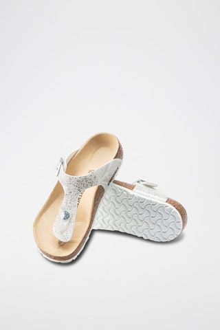 Sandales pailletées Gizeh - Blanc