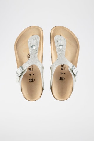 Sandales pailletées Gizeh - Blanc