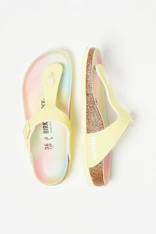 Sandales Gizeh - Rose, jaune et bleu