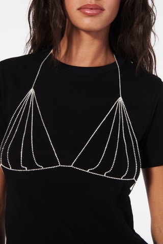 Lichaamssieraad Stripestrassiz  Zilverkleurig - Undiz