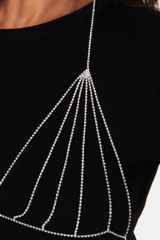 Lichaamssieraad Stripestrassiz  Zilverkleurig - Undiz