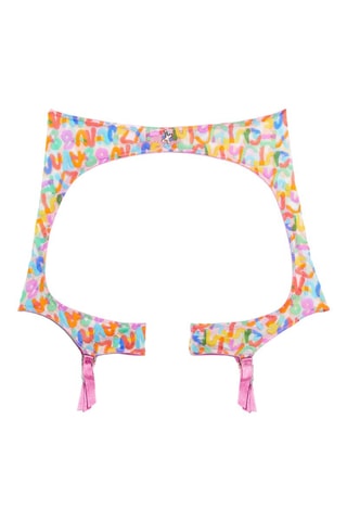 Porte-jarretelles Tagged by Savage - Ecru et orange - Savage x Fenty