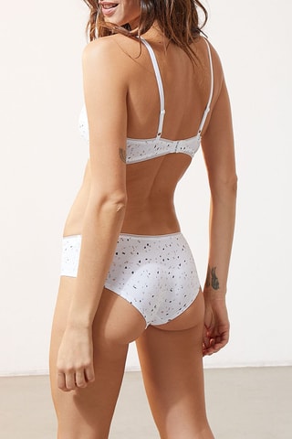 Soutien-gorge Happiness Terrazzo - Blanc