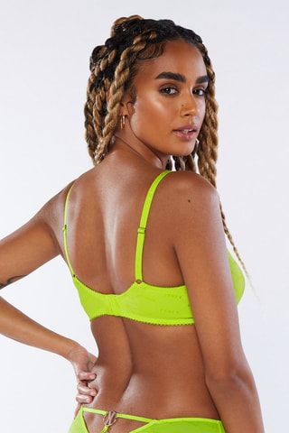 Soutien-gorge Flocked Logo - Vert  - Savage x Fenty
