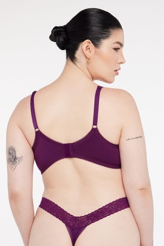 Soutien-gorge Cotton Essentials - Violet - Savage x Fenty
