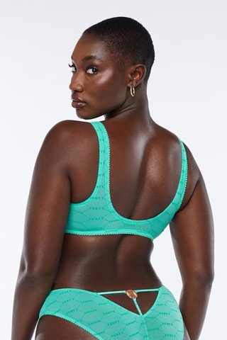 Soutien-gorge Flocked - Vert - Savage x Fenty