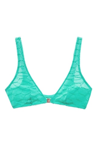 Soutien-gorge Flocked - Vert - Savage x Fenty