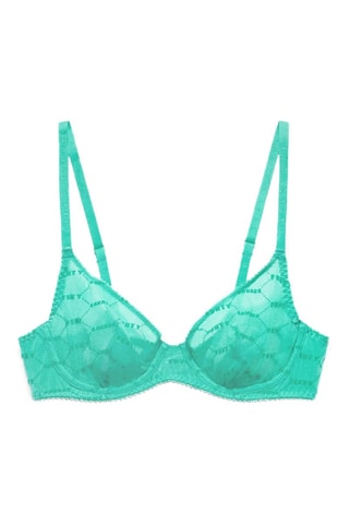Soutien-gorge Flocked - Vert - Savage x Fenty
