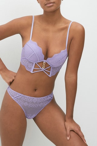 Soutien-gorge push-up Chaingoldiz - Violet - Undiz