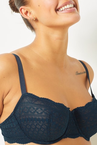 Soutien-gorge Idole - Bleu foncé - Etam