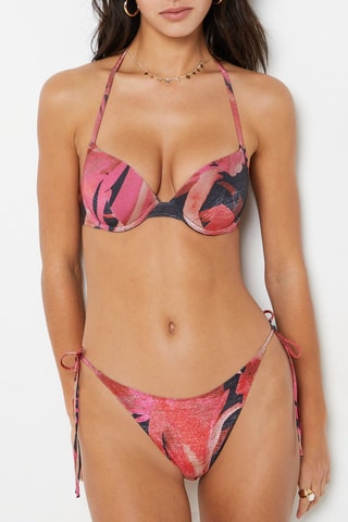 Bikinitop - Roze en Zwart