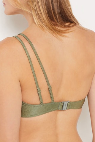 Haut de maillot asymétrique - Kaki - Etam