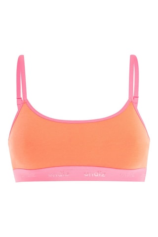 Brassière Teenagiz en coton biologique - Pêche - Undiz