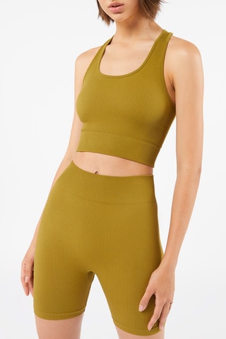 Crop top Acty Kaki olive - Etam