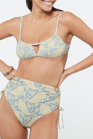 Bas de maillot taille haute Brooke Bleu - Etam